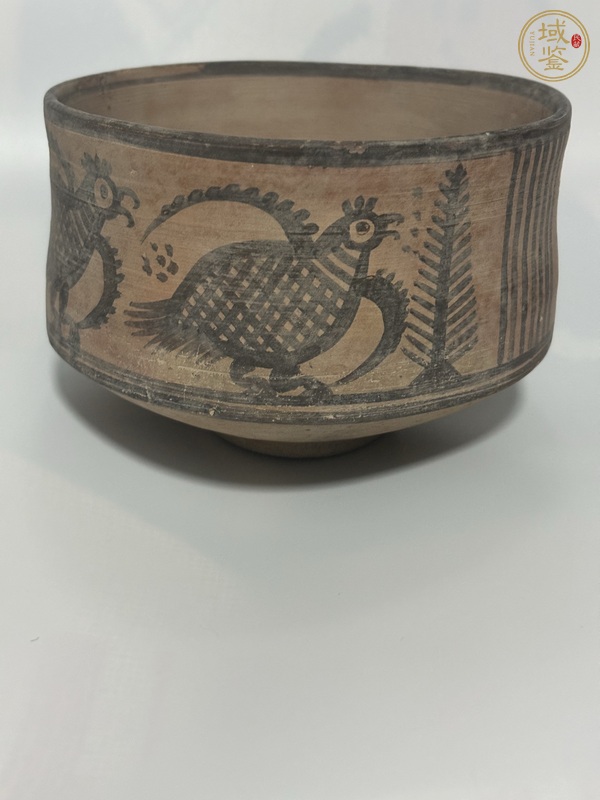 古玩陶瓷哈拉帕文明鳥類崇拜真品鑒賞圖