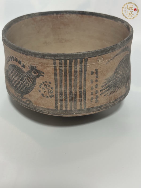 古玩陶瓷哈拉帕文明鳥類崇拜真品鑒賞圖