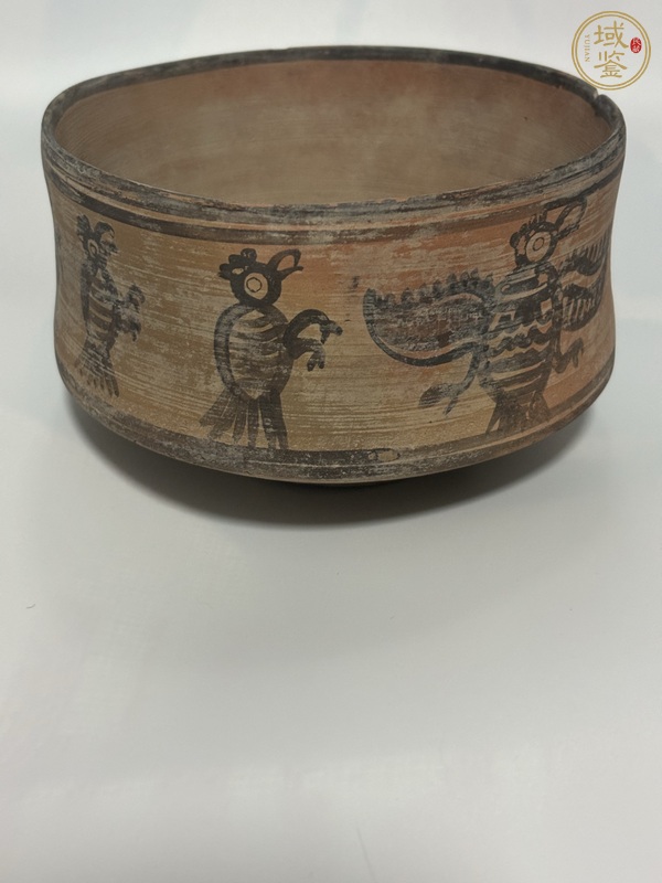 古玩陶瓷哈拉帕鳥類崇拜真品鑒賞圖