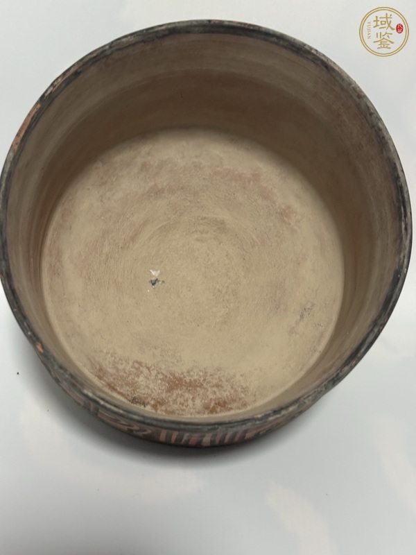古玩陶瓷哈拉帕五彩神羊罐真品鑒賞圖