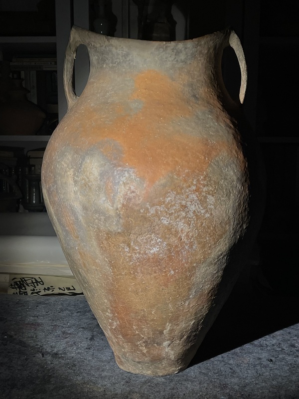 古玩陶瓷寺洼文化魚口大瓶拍賣,當前價格6800元