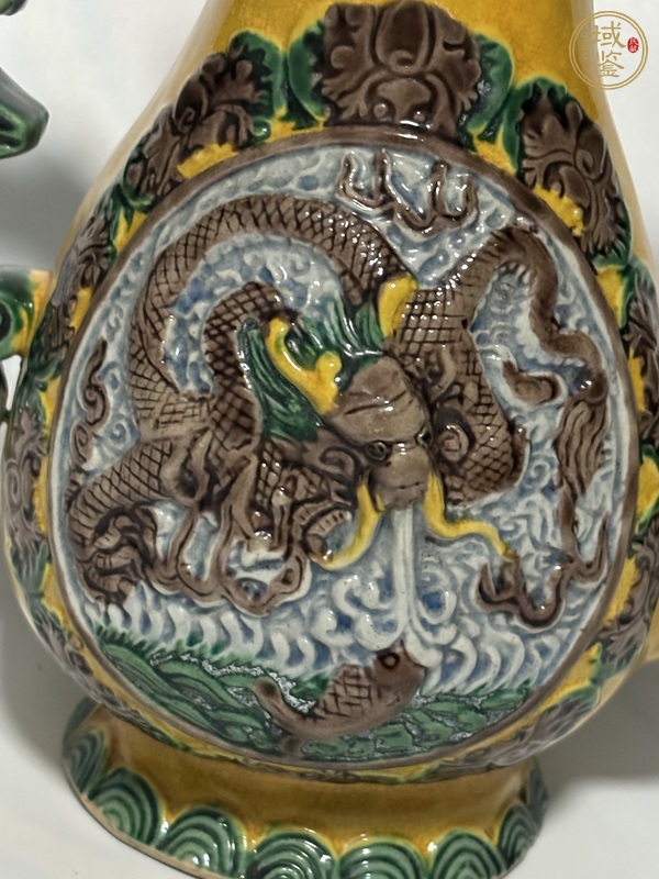 古玩陶瓷民國·龍鳳壺真品鑒賞圖