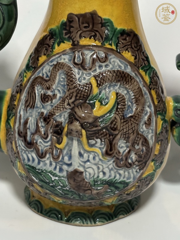 古玩陶瓷民國·龍鳳壺真品鑒賞圖