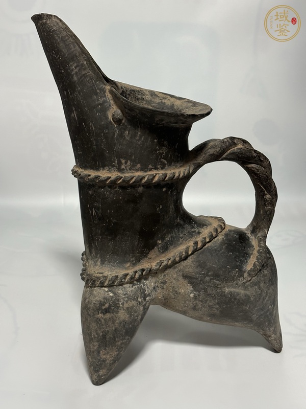 古玩龍山文化·陶鬶真品鑒賞圖