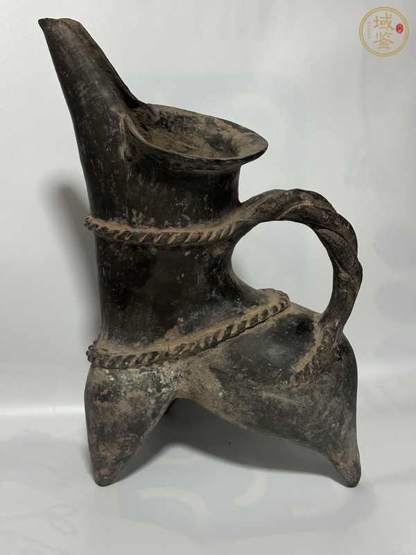 古玩陶瓷龍山文化·陶鬶真品鑒賞圖