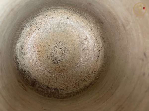 古玩陶瓷日本明治白釉帽筒真品鑒賞圖