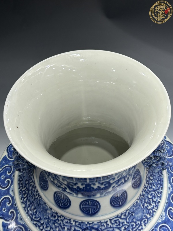 古玩陶瓷青花尊真品鑒賞圖