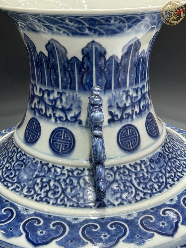 古玩陶瓷青花尊真品鑒賞圖