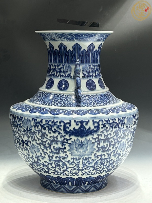 古玩陶瓷青花尊真品鑒賞圖