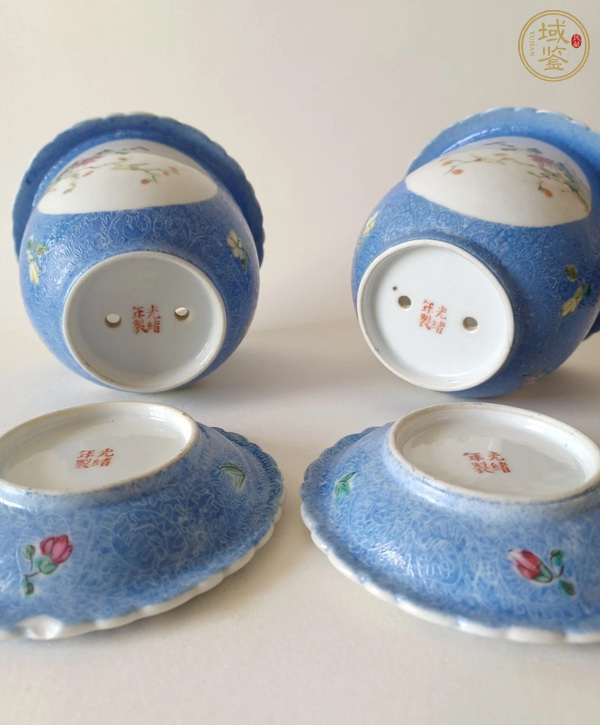 古玩花鳥紋粉彩花盆真品鑒賞圖