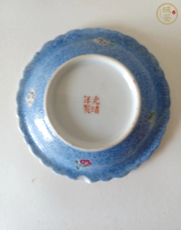 古玩陶瓷花鳥紋粉彩花盆真品鑒賞圖