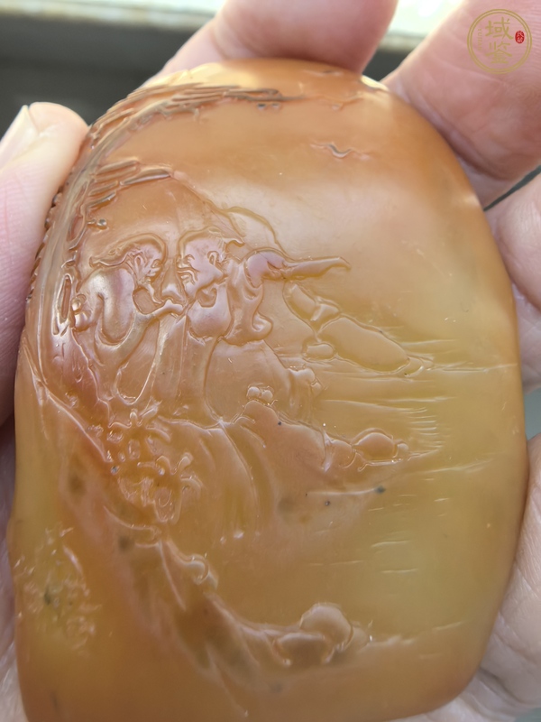 古玩雜項老撾石擺件真品鑒賞圖