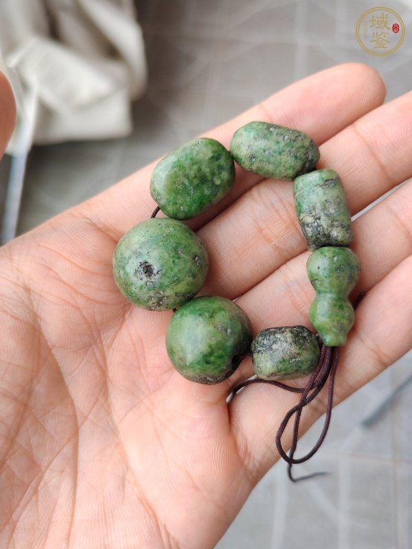 古玩玉器清代地方玉珠真品鑒賞圖