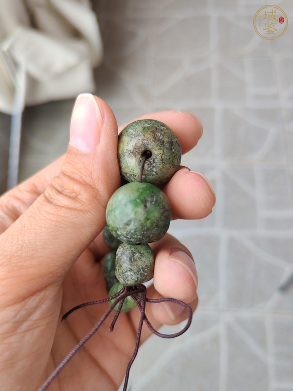 古玩玉器清代地方玉珠真品鑒賞圖