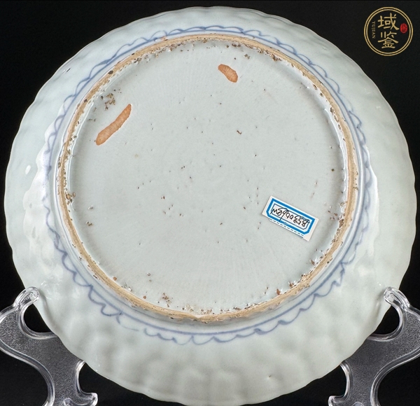 古玩陶瓷青花菊瓣盤真品鑒賞圖