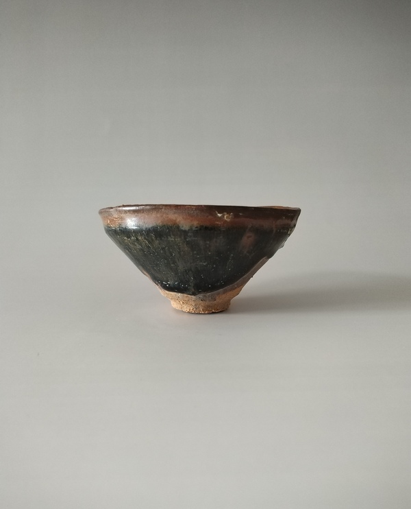 古玩陶瓷（南宋）建陽窯黑釉兔毫盞拍賣，當前價格888元