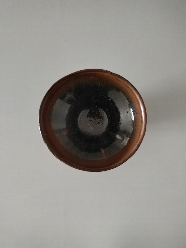 古玩陶瓷（南宋）建陽窯黑釉兔毫盞拍賣，當前價格888元