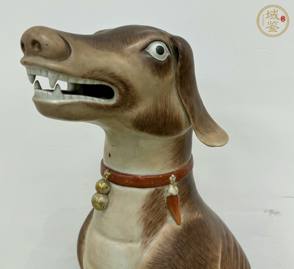 古玩陶瓷仿生瓷旺財(cái)真品鑒賞圖