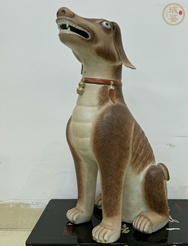 古玩陶瓷仿生瓷旺財(cái)真品鑒賞圖