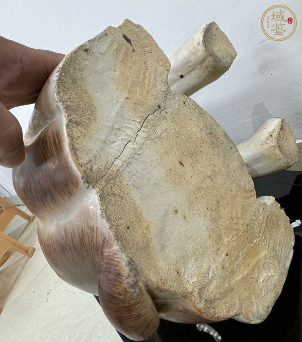 古玩陶瓷仿生瓷旺財(cái)真品鑒賞圖