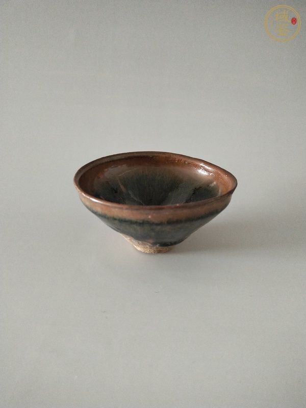 古玩陶瓷建窯兔毫盞真品鑒賞圖