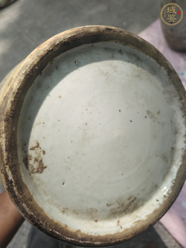 古玩陶瓷鳳凰牡丹紋青花瓶真品鑒賞圖
