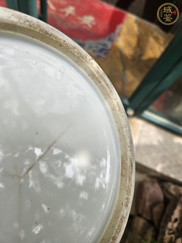 古玩陶瓷粉彩花卉紋東瓜罐真品鑒賞圖