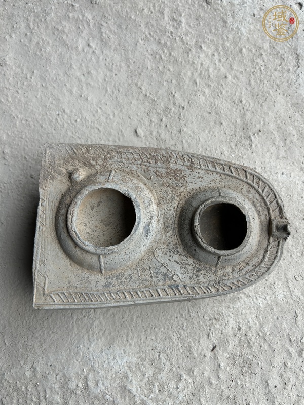 古玩陶瓷陶灶臺真品鑒賞圖