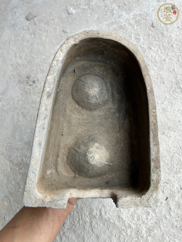 古玩陶瓷陶灶臺真品鑒賞圖