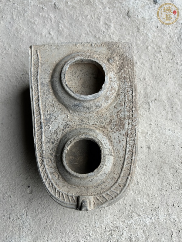 古玩陶瓷陶灶臺真品鑒賞圖