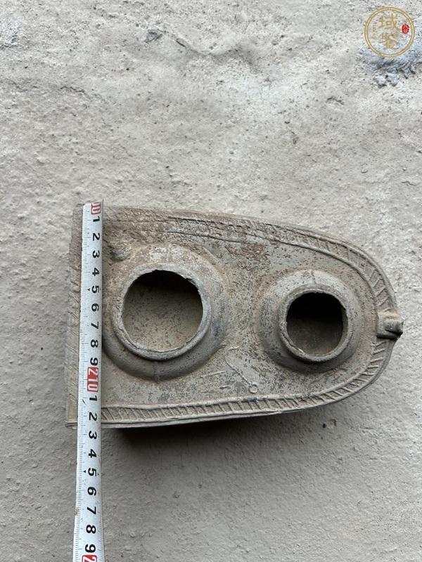 古玩陶瓷陶灶臺真品鑒賞圖