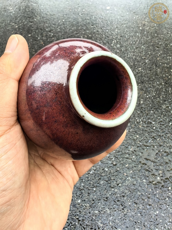 古玩陶瓷鐵銹釉太白罐真品鑒賞圖