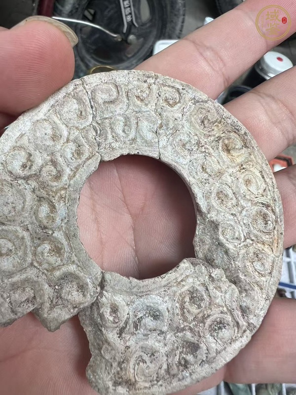 古玩玉器地方料玉璧真品鑒賞圖