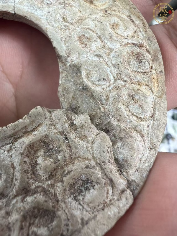 古玩玉器地方料玉璧真品鑒賞圖