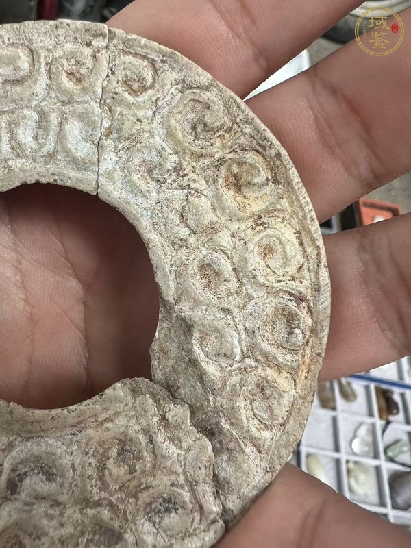 古玩玉器地方料玉璧真品鑒賞圖