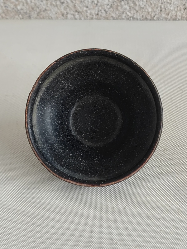 古玩陶瓷閩侯窯黑釉茶盞拍賣,當前價格998元