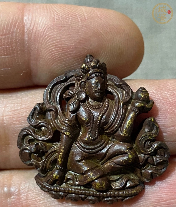 古玩銅器造像牌真品鑒賞圖