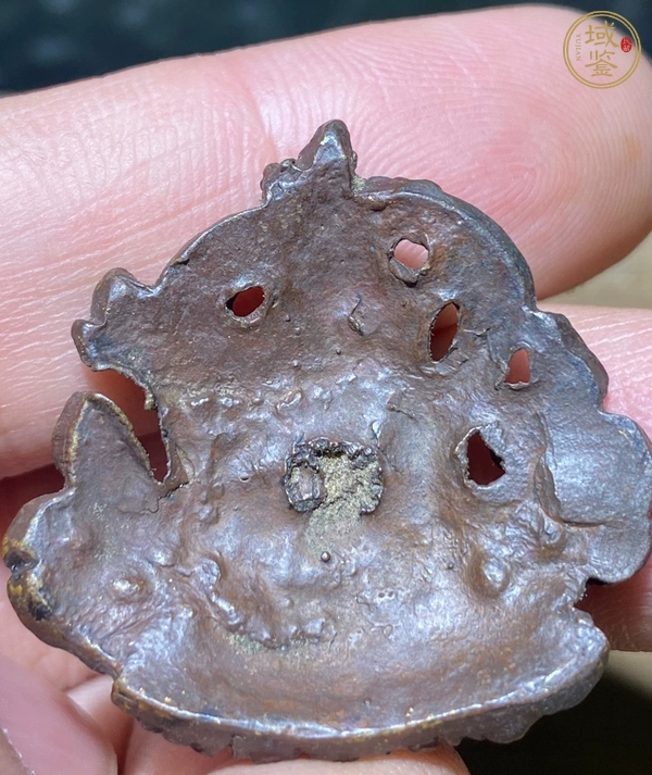古玩銅器造像牌真品鑒賞圖