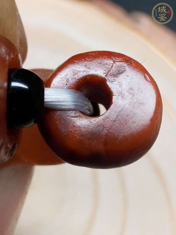 古玩玉器漢代·瑪瑙珠手串真品鑒賞圖