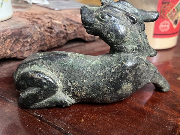 古玩銅器青銅瑞獸真品鑒賞圖
