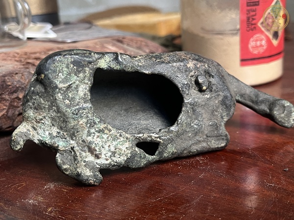 古玩銅器青銅瑞獸真品鑒賞圖