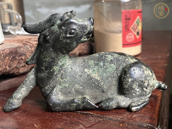 古玩銅器青銅瑞獸真品鑒賞圖