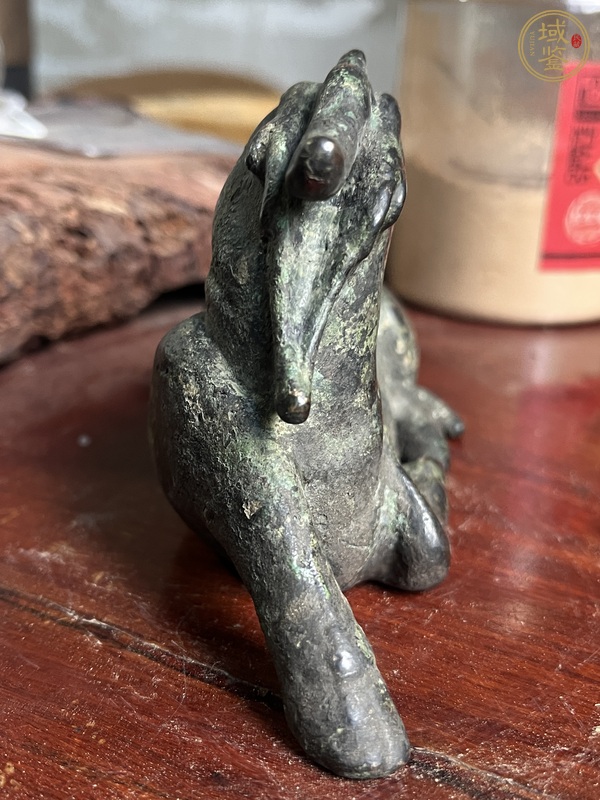古玩銅器青銅瑞獸真品鑒賞圖