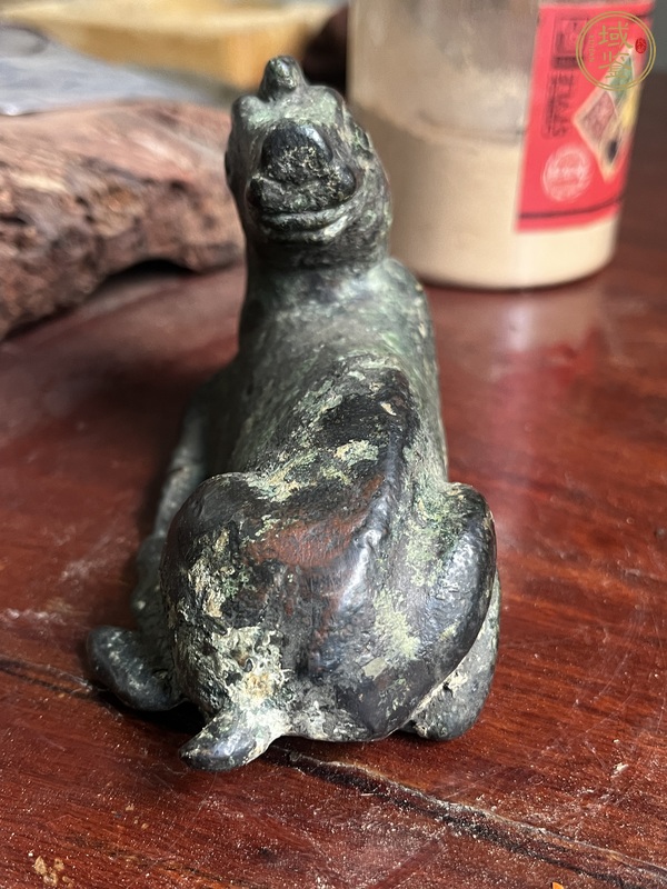 古玩銅器青銅瑞獸真品鑒賞圖