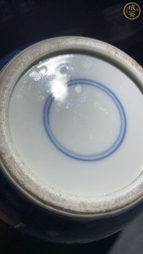 古玩陶瓷民國青花冰梅紋罐真品鑒賞圖