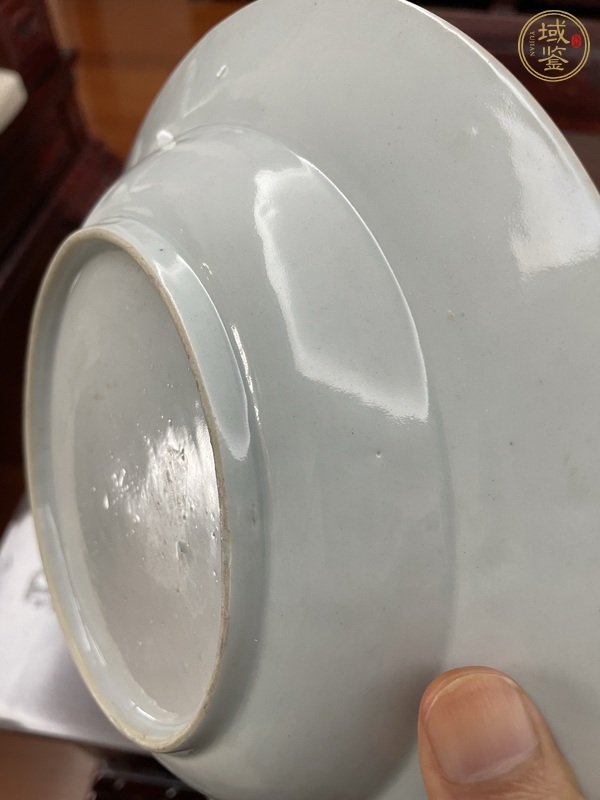 古玩陶瓷廣琺瑯人物故事紋盤真品鑒賞圖