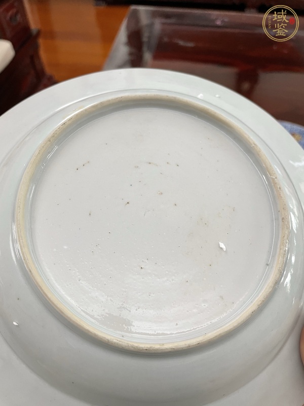 古玩陶瓷廣琺瑯人物故事紋盤真品鑒賞圖