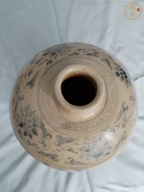 古玩陶瓷青花花卉紋梅瓶真品鑒賞圖