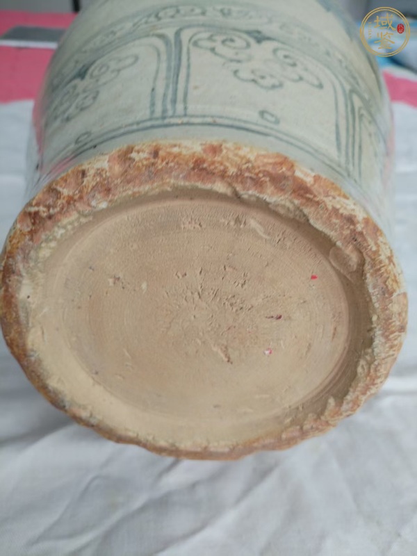 古玩陶瓷青花花卉紋梅瓶真品鑒賞圖
