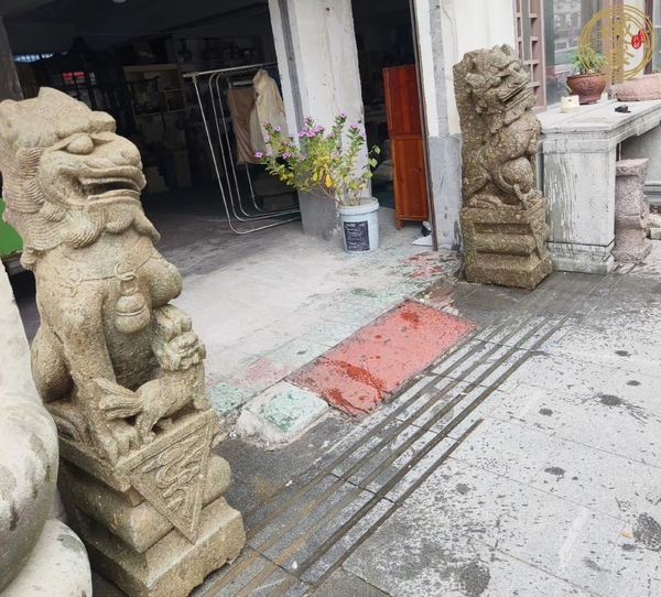 古玩雜項石獅真品鑒賞圖